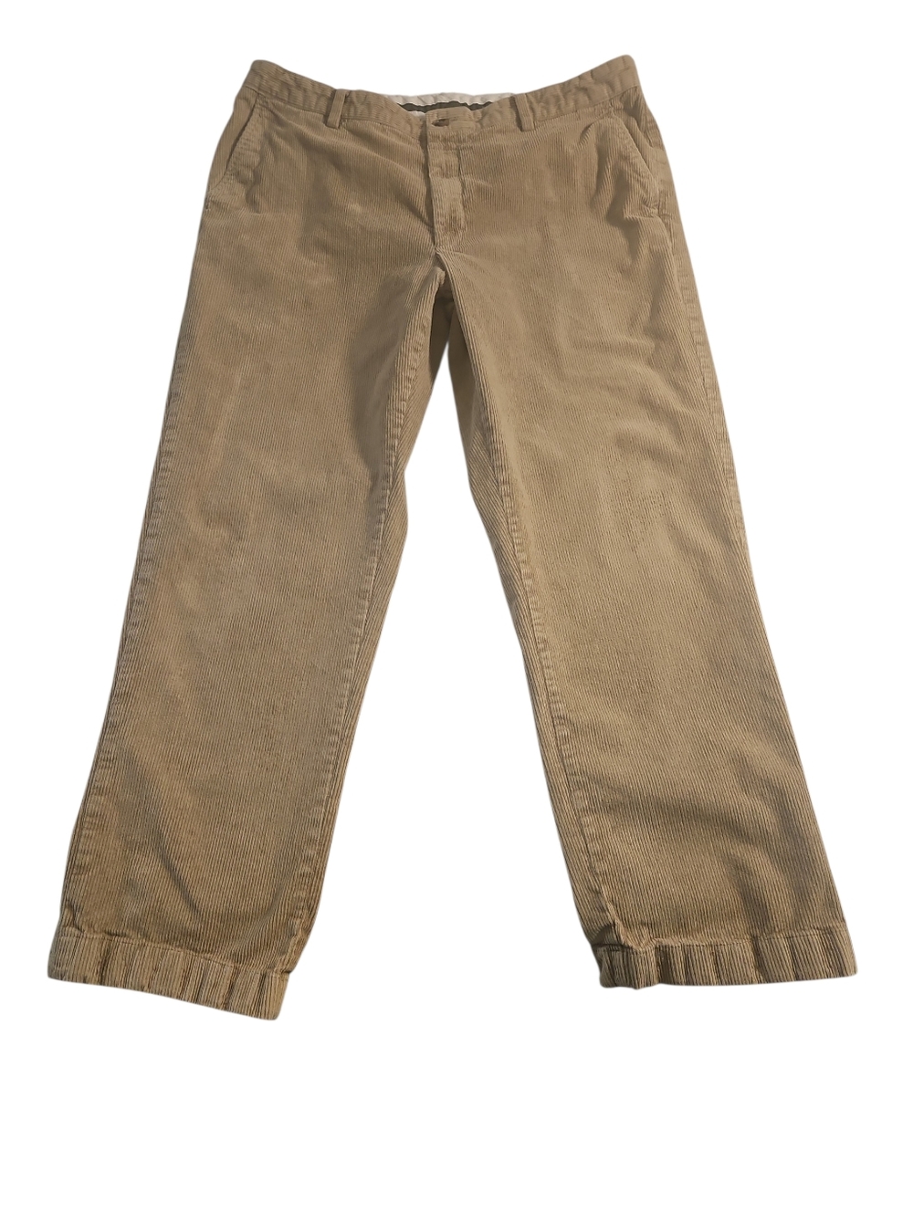 L.L.Bean Classic Fit Corduroy Men's Pants Tan 38x30